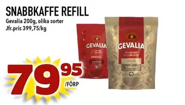 gevalia - SNABBKAFFE REFILL