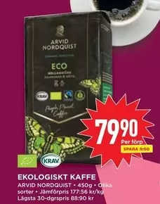 Arvid Nordquist - EKOLOGISKT KAFFE