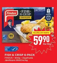 Findus - FISH & CRISP 6-PACK
