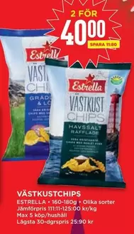 Estrella - VÄSTKUSTCHIPS