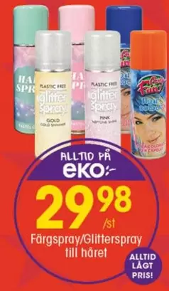 EKO - Färgspray/Glitterspray