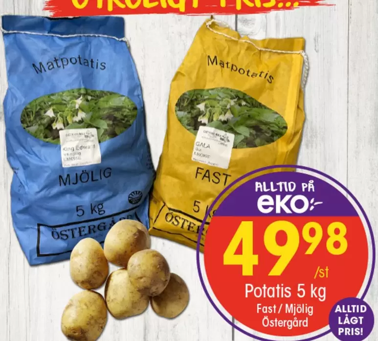 Oster - Potatis 5 kg