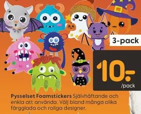 Pysselset Foamstickers Självhäftande och enkla att använda
