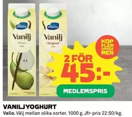 valio - Vaniljyoghurt