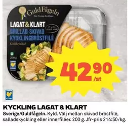 Guldfågeln - KYCKLING LAGAT & KLART