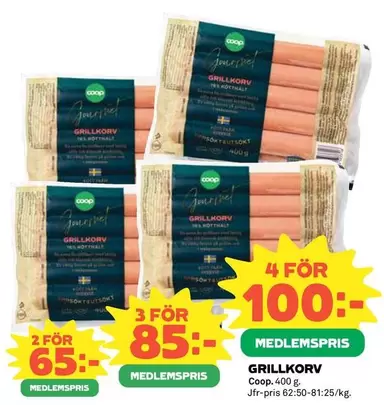 Coop - GRILLKORV