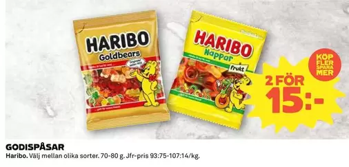 Haribo - GODISPÅSAR