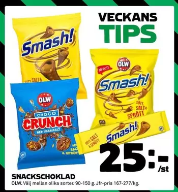 OLW - SNACKSCHOKLAD