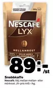 Nescafe - Snabbkaffe