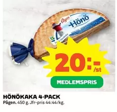 Pågen - HÖNÖKAKA 4-PACK