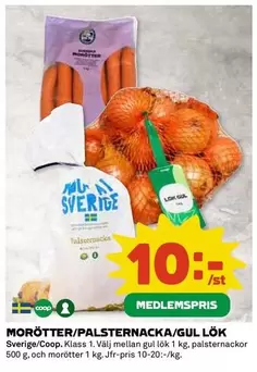 Coop - MORÖTTER/PALSTERNACKA/GUL LÖK