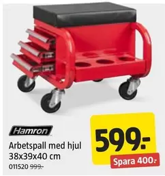 Hamron - Arbetspall med hjul