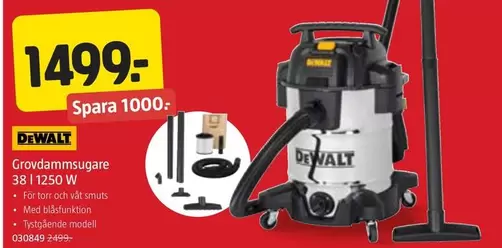 Dewalt - Grovdammsugare