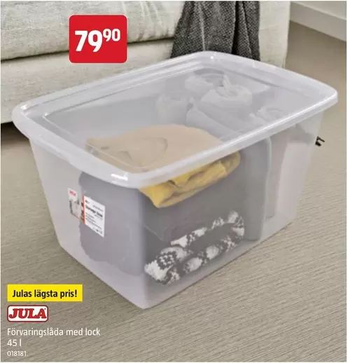 Förvaringslåda med lock