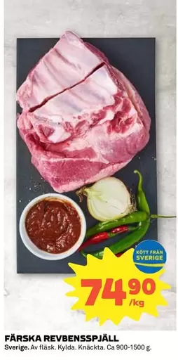 FÄRSKA REVBENSSPJÄLL