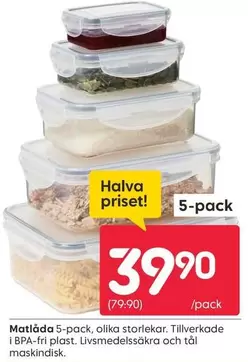 Matlåda 5-pack