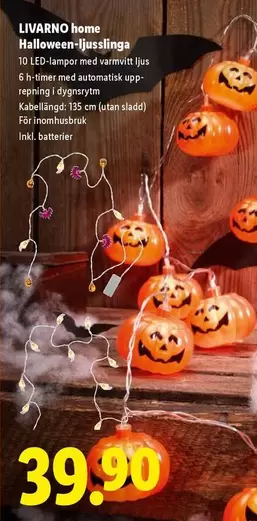 Halloween-ljusslinga