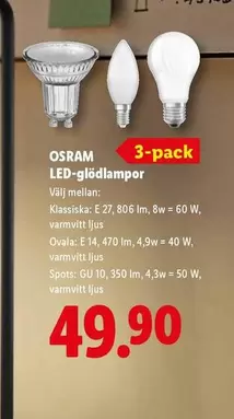 Osram - LED-glödlampor