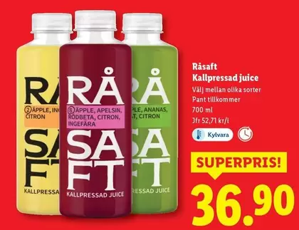 Apple - Kallpressad juice