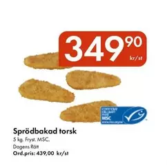 Sprödbakad torsk