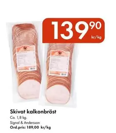 Andersson - Skivat kalkonbröst