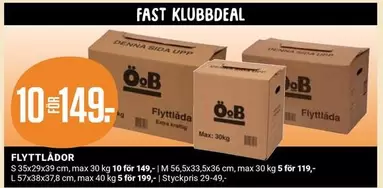 ÖB - FLYTTLÅDOR