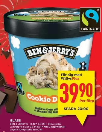 Ben & Jerry's - GLASS