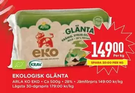 Arla - EKOLOGISK GLÄNTA