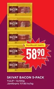 tulip - SKIVAT BACON 5-PACK