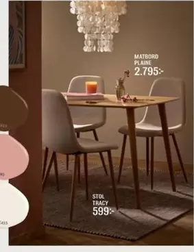 MATBORD PLAINE, STOL TRACY