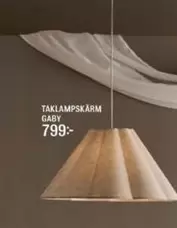 TAKLAMPSKÄRM GABY