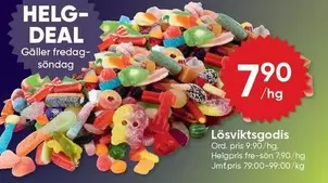 Lösviktsgodis