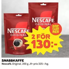 Nescafe - SNABBKAFFE
