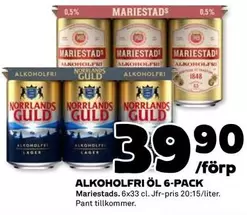 mariestads - ALKOHOLFRI ÖL 6-PACK