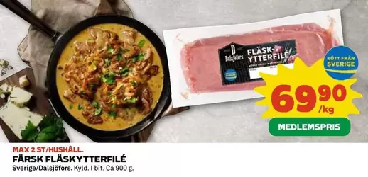 FLÄSKYTTERFILÉ