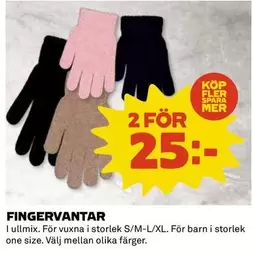 Mer - FINGERVANTAR