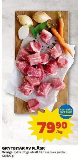 GRYTBITAR AV FLÄSK