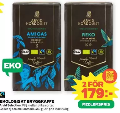 Arvid Nordquist - Ekologiskt Bryggkaffe