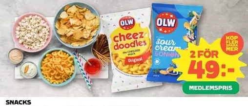 OLW - Cheez doodles or Sour cream