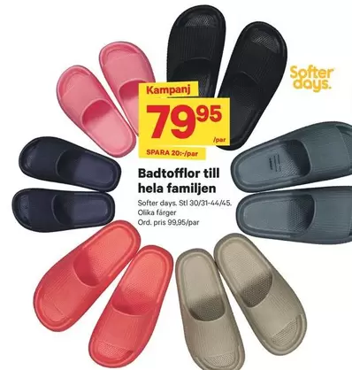 Badtofflor till hela familjen