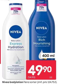 Nivea - bodylotion Flera sorter