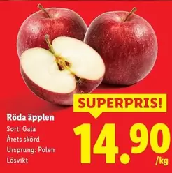 Röda äpplen