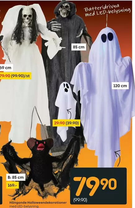 Hängande Halloweendekorationer