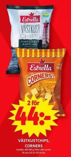 Estrella - VÄSTKUSTCHIPS, CORNERS