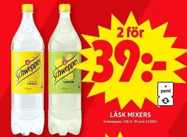 Schweppes - LÄSK MIXERS