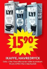 Oatly - IKAFFE, HAVREDRYCK