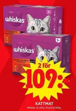 whiskas - KATTMAT