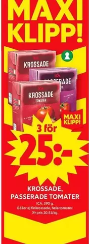 KROSSADE, PASSERADE TOMATER