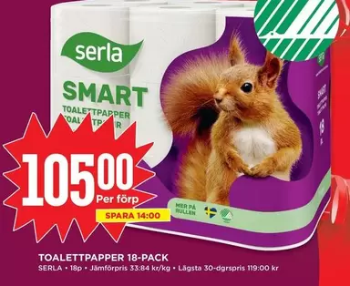 Serla - TOALETTPAPPER