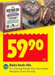 Baby back ribs
